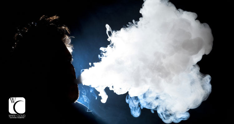 The Visual Fixation on E-Cigarette Vapor Clouds White Cloud Electronic Cigarettes The Visual Fixation on E-Cigarette Vapor Clouds White Cloud Electronic Cigarettes