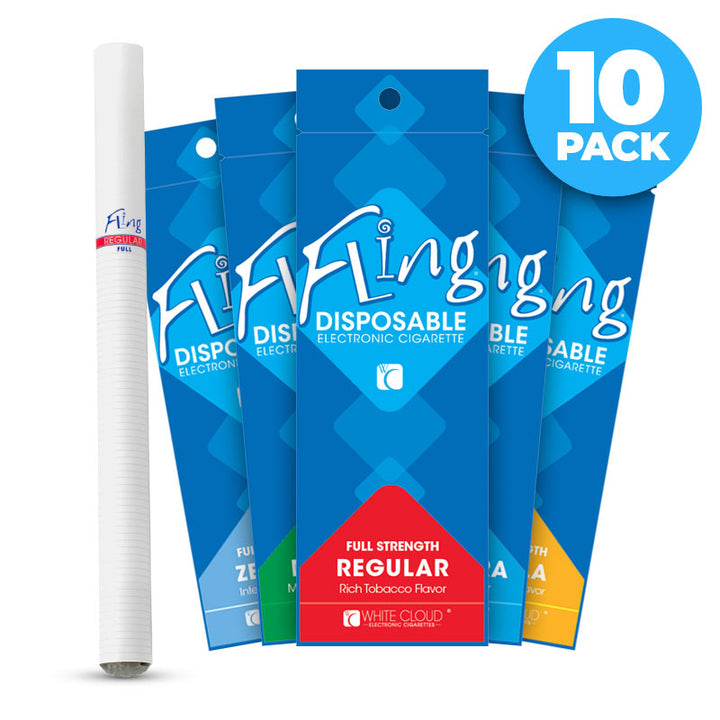 10 Pack Flings | Disposable Electronic Cigarettes | White Cloud White Cloud Electronic Cigarettes 10 Pack Flings | Disposable Electronic Cigarettes | White Cloud White Cloud Electronic Cigarettes